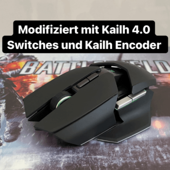 Razer Ouroboros Elite mit Kailh GM 4.0 Switches und Kailh 9mm Encoder (Kailh Mod)